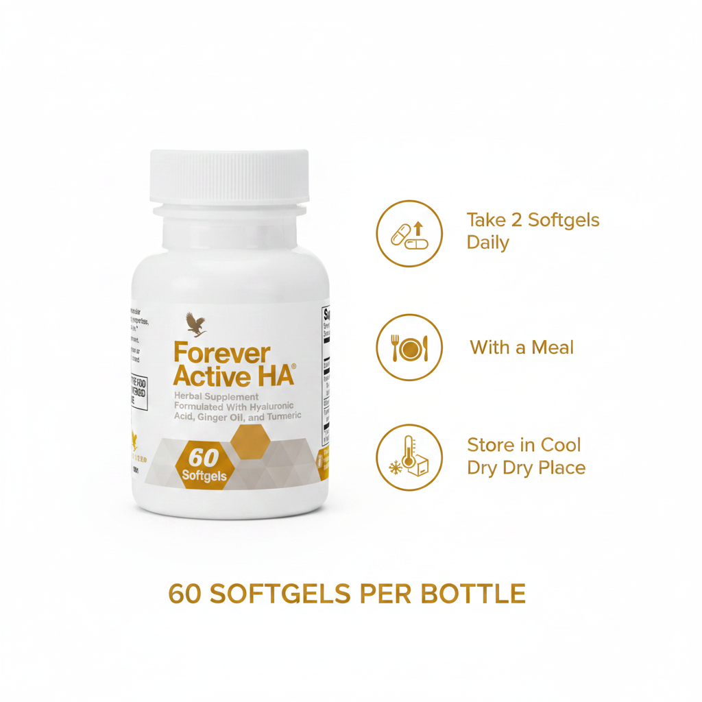 Forever Active HA delivers advanced joint support through a synergistic blend of nature's most respected ingredients