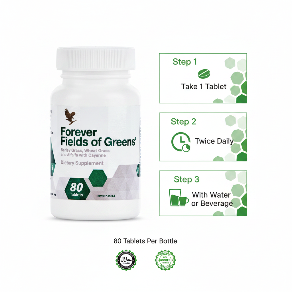 Forever Fields of Greens is a fast and easy way to cleanse and detoxify while providing the nutrients your body needs each day