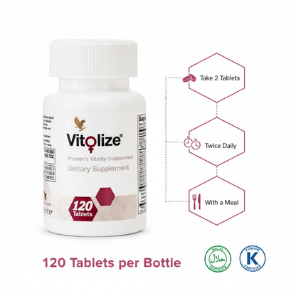 Forever Vitolize for Women Hormonal Balance & Urinary Health 120 Tablets