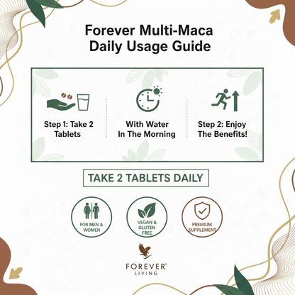 Forever Multi Maca - Natural Energy & Vitality Supplement