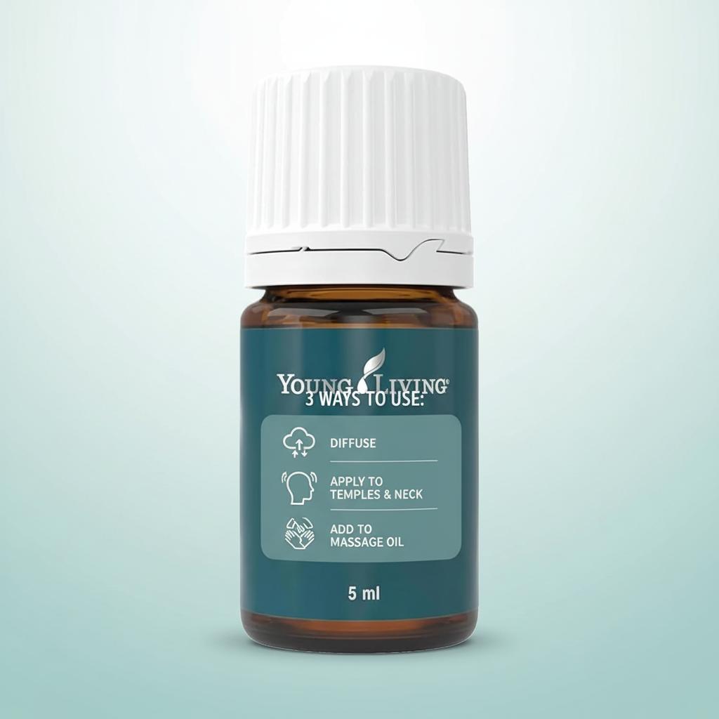 Young Living Basil Essential Oil 5ml Mental Clarity Focus & Natural Stress Relief