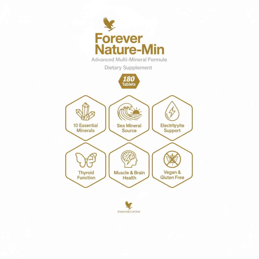 Forever NatureMin provide you with essential and trace minerals taken key minerals from the bottom of sea beds marine plants a supplement