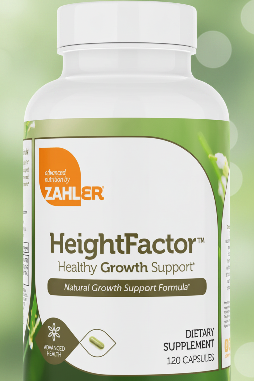 Zahler HeightFactor™ – Natural Growth Support Formula | 120 Capsules