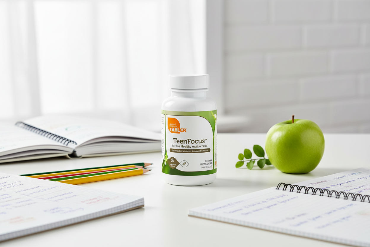 Zahler TeenFocus™ For the Healthy Active Brain  Concentration & Calmness Support 90 Capsules