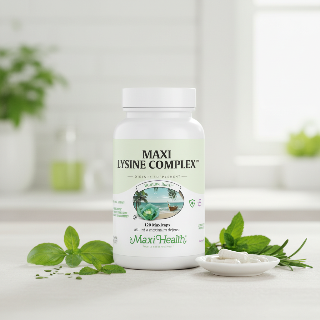 Maxi Lysine Complex™ – Immune Boost Dietary Supplement (120 Maxicaps)