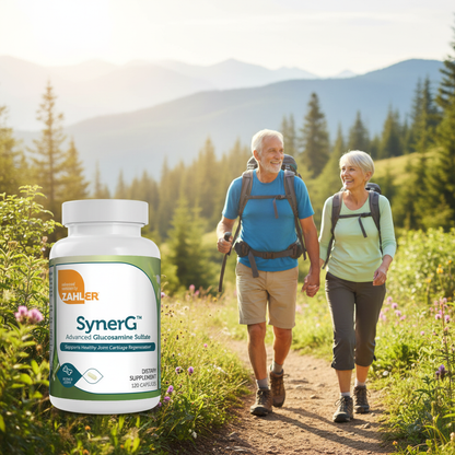 Zahler SynerG™ – Advanced Glucosamine Sulfate | Supports Healthy Joint Cartilage Regeneration | 120 Capsules