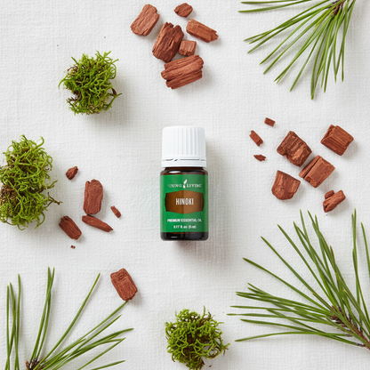 Young Living Hinoki Essential Oil 5ml Grounding Purifying & Woodsy Aromatherapy