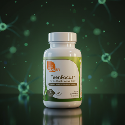 Zahler TeenFocus™ For the Healthy Active Brain  Concentration & Calmness Support 90 Capsules