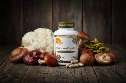 Zahler Mushroom Complex™ – Premium 7-Mushroom Blend | Focus, Calmness & Immunity Support | 60 Capsules