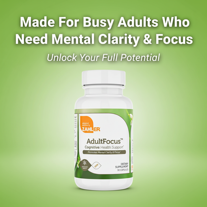 Zahler AdultFocus™ Cognitive Health Support – 90 Capsules