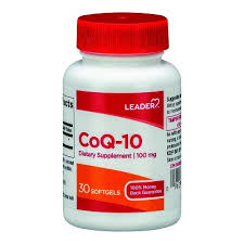 Leader® Coenzyme Q10 (CoQ10) – 100 mg (30 Softgels)