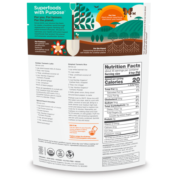 Navitas Organics Turmeric Powder