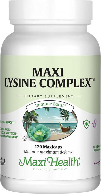 Maxi Lysine Complex™ – Immune Boost Dietary Supplement (120 Maxicaps)