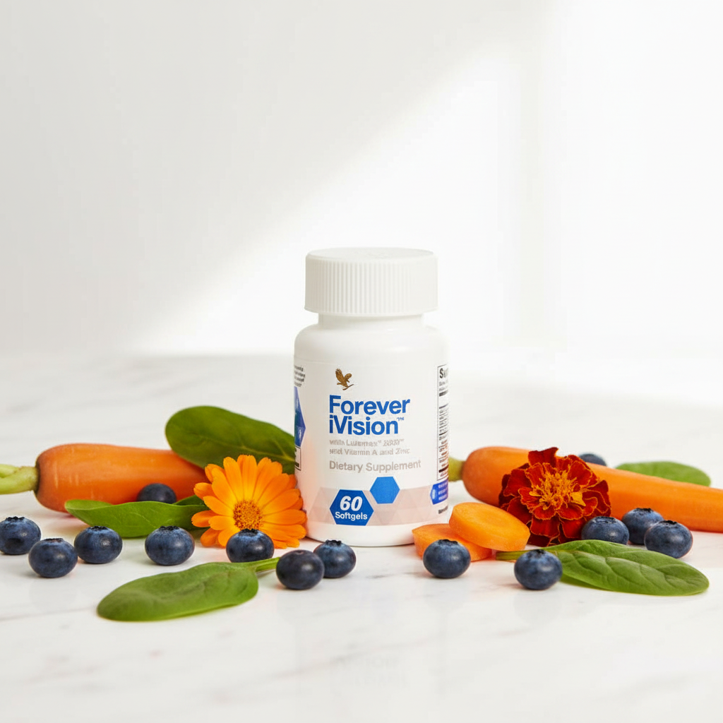 Forever iVision breakthrough supplement nourish and help protect your eyes Formulated with vitamins antioxidant power botanicals