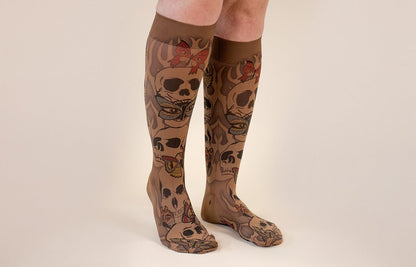 Misfit Mocha Gradient Compression Socks