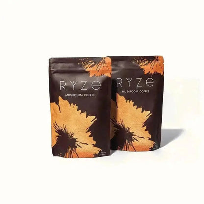 RYZE Mushroom Coffee | 6 Adaptogenic Mushrooms | Organic | Instant Coffee | MCT Oil | Better Energy, Focus, Digestion, Immunity | Cordyceps, Lion’s Mane, Shiitake, Reishi, Turkey Tail, King Trumpet