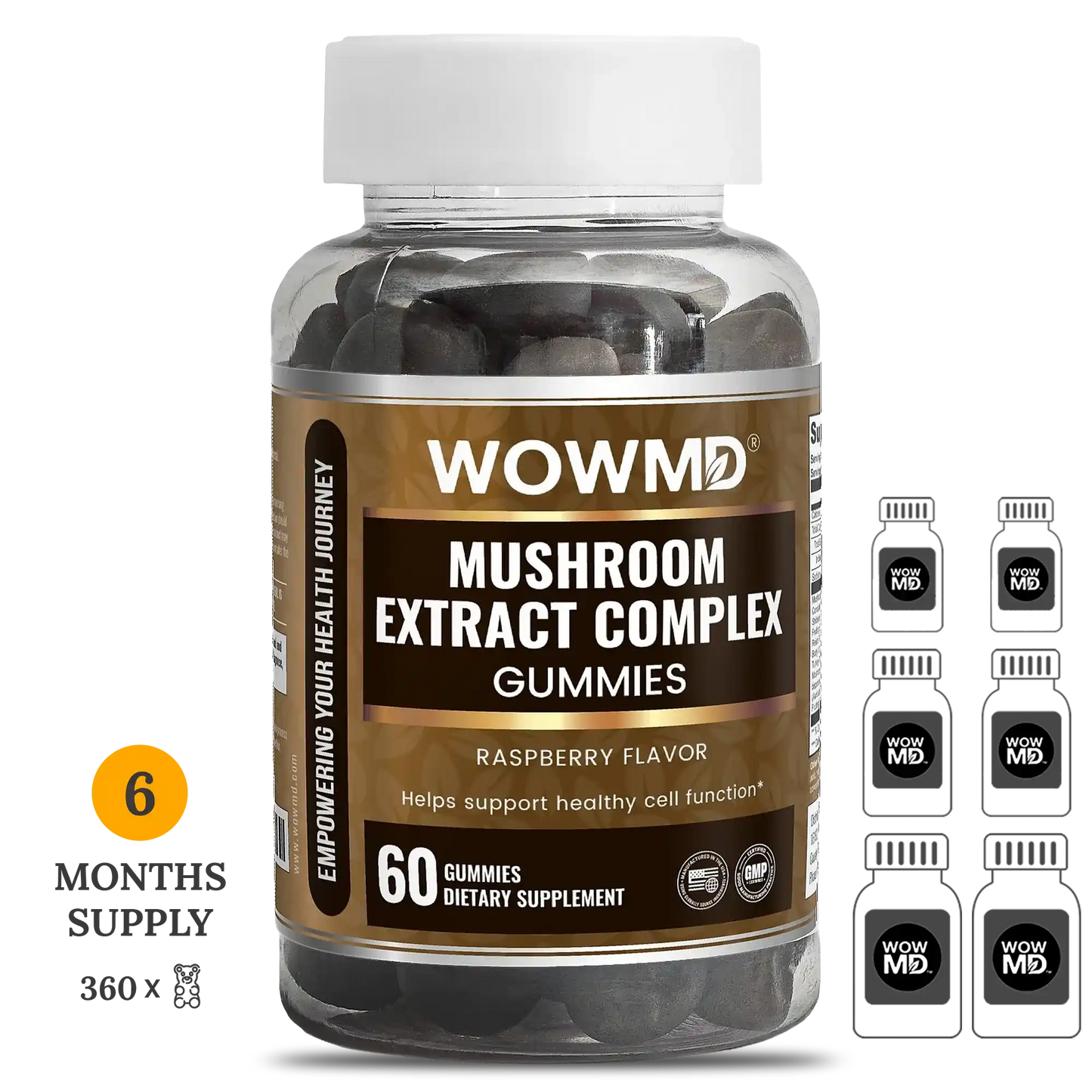 Mushroom Extract Complex Gummies