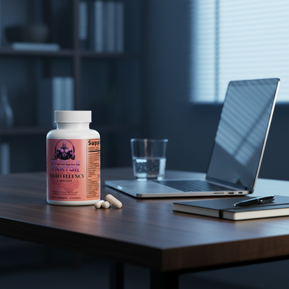 Muscle Faktor NEURO-FLUENCY Brain & Focus Support Capsules