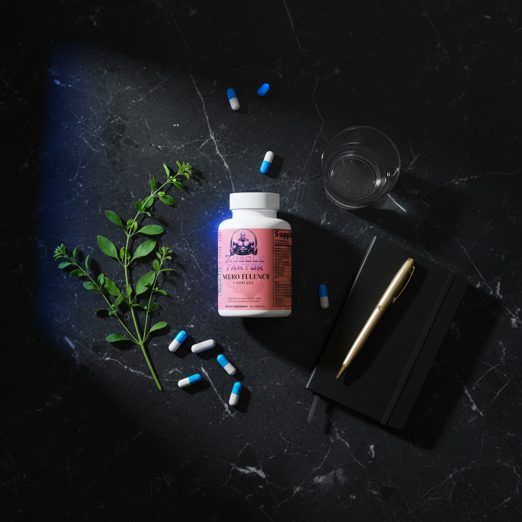 Muscle Faktor NEURO-FLUENCY Brain & Focus Support Capsules