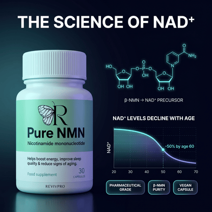NMN Supplement Pure Capsules – Boost Energy & Fight Aging | RevivPro