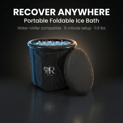 Foldable Ice Bath Tub — No Pole, No Pump, 60-Second Setup | RevivPro