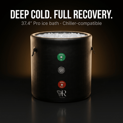 Portable Ice Bath Tub Pro - Water Chiller Compatible Cold Plunge Easy Recovery Solution