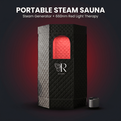 Red Light Therapy Sauna · Half Price of $399 SaunaPro | RevivPro