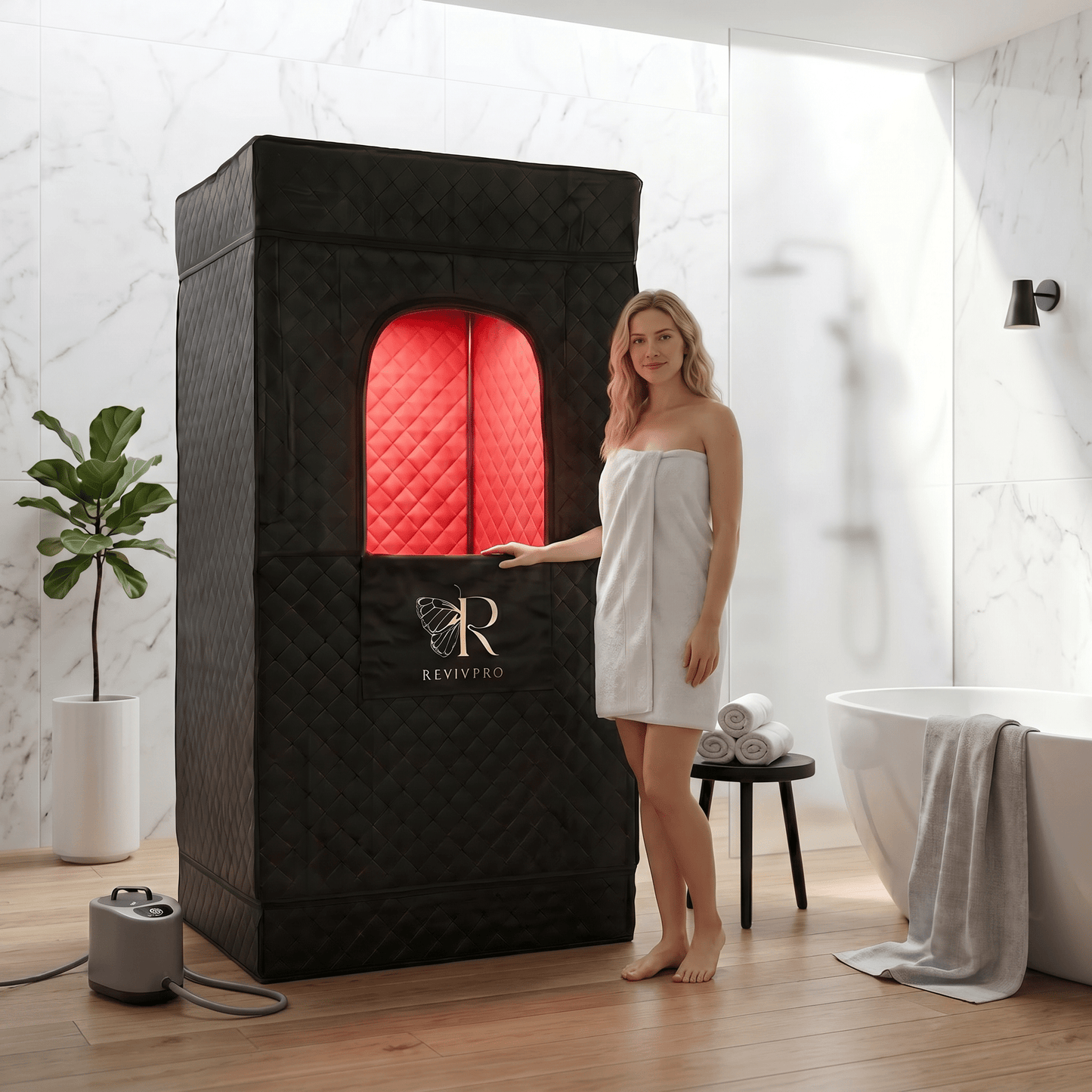 Portable Steam Sauna Box with Steamer