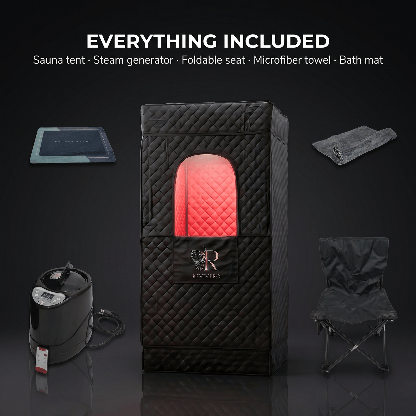 Portable Steam Sauna Box with Steamer