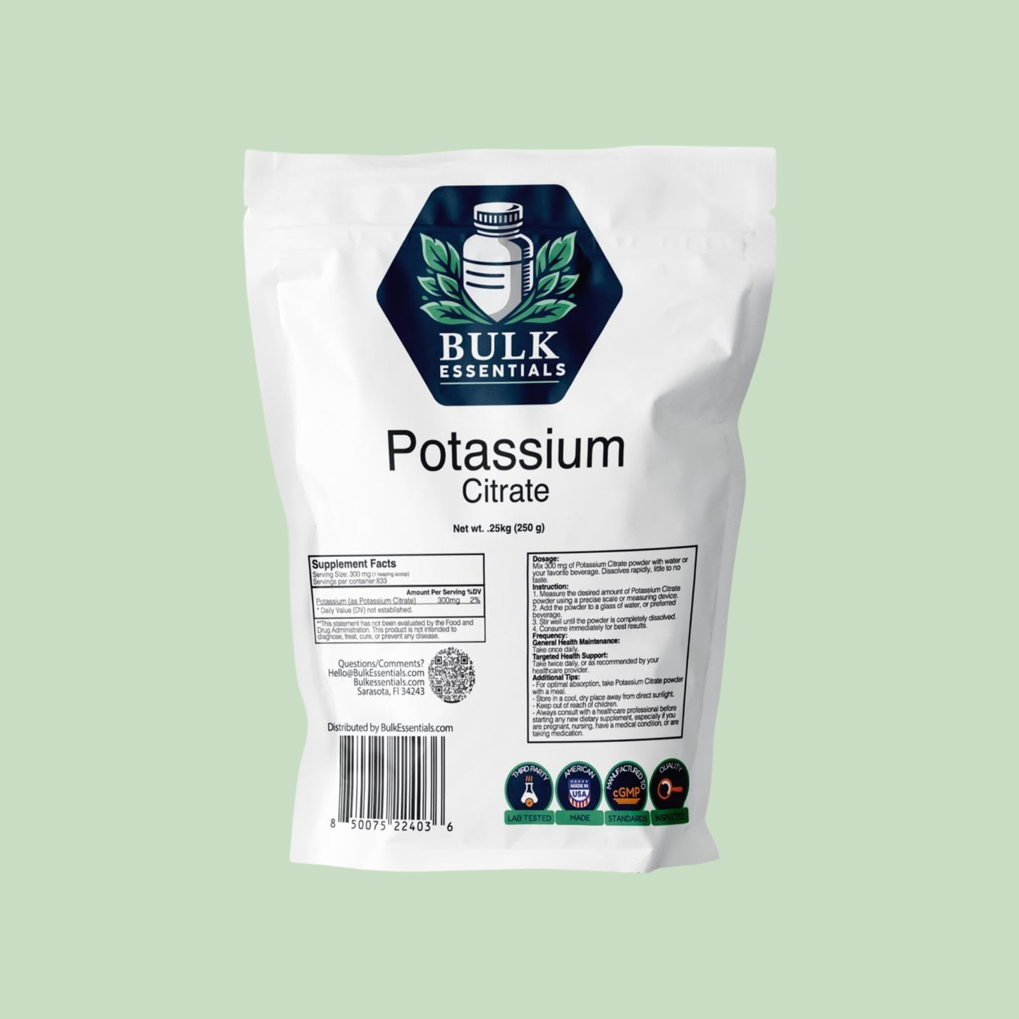 Potassium Citrate Supplement