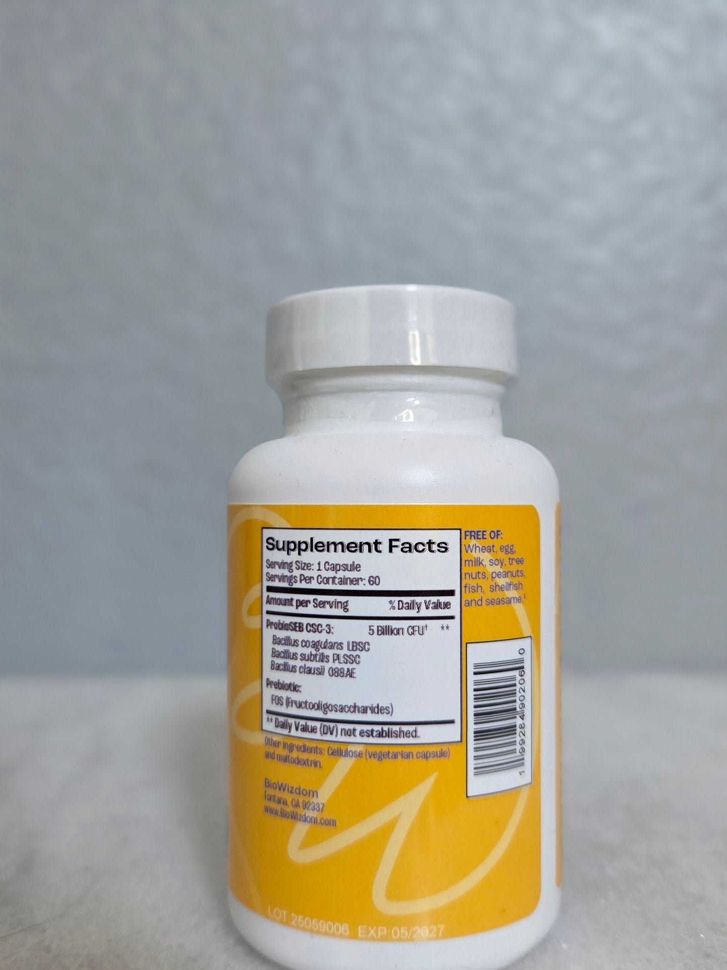 BioSpores Probiotics 60 caps