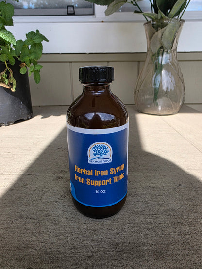 Herbal Iron Liquid Supplement | Natural Vegan Iron Boost for Energy, Vitality & Wellness