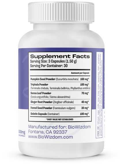 BioWizdom HolistiLax (90 caps)