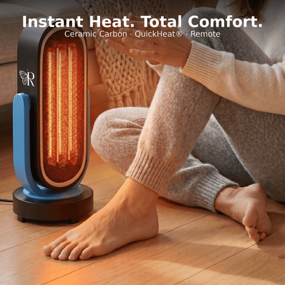 Sauna Heater – 1500W Ceramic Carbon QuickHeat® with Remote