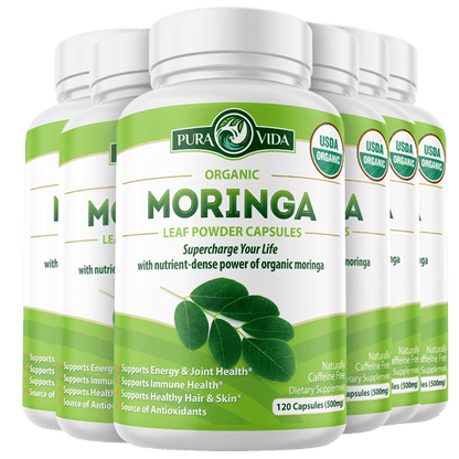 USDA Organic Moringa Capsules (120 Ct.)